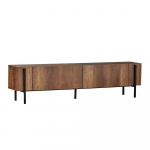 Tume naturaalses toonis p&auml;hklipuust televiisorilaud 180x45x30 cm Nexus - Kalune Design
