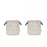 Beežidest kangast laste m&auml;nguasjakorvid komplektis 2 tk &oslash; 32x32 cm Foxy - OYOY Mini