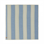 Sinine/kreemikas laste m&auml;ngumatt 130x140 cm Striped - OYOY Mini