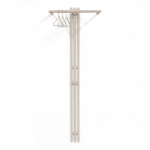 Hallikaspruun terasest seinavaip 65 cm Senza - Spinder Design