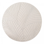 Kreemikas &uuml;mmargune sise- ja &otilde;uevaip &oslash; 80 cm Nova 1203 - Ayyildiz Carpets