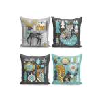 Padjap&uuml;&uuml;rid j&otilde;ulumotiiviga 43x43 cm komplektis 4 tk Meryy Christmas - Mila Home