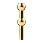 Messingist v&auml;rvi metallvaas (k&otilde;rgus 10 cm) Nagel - STOFF Nagel