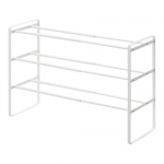 Valge reguleeritav jalatsiriiul 3 tasandiga Maebashi - YAMAZAKI