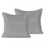 Sada 2&nbsp;&scaron;ed&yacute;ch povlaků na&nbsp;pol&scaron;t&aacute;ř AmeliaHome Laila, 45&nbsp;x&nbsp;45&nbsp;cm