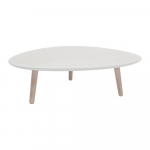 Valge saarepuust kohvilaud Contrast Pick - Ragaba