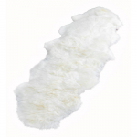 Valge lambanahk Double, 60 x 240 cm - Native Natural