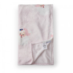 Heleroosa j&otilde;ulumotiiviga mikropl&uuml;&uuml;sist tekk 130x170 cm Vintage Christmas Santa - Catherine Lansfield