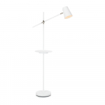 Valge vabalt seisev lamp koos hoiukambriga Linear - Marksl&ouml;jd