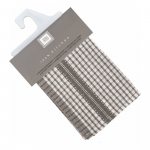 6 pruunist puuvillasest teer&auml;tikust Waffle, 46 x 70 cm, komplekt - Tiseco Home Studio