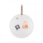 Valge metallist teadetetahvel, &oslash; 50 cm Perky - PT LIVING
