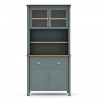 Hallikasroheline m&auml;nnipuidust kummut 90x180,5x40 cm Misti &ndash; Marckeric