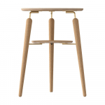 Tammepuidust &uuml;mmargune diivanilaud &oslash; 46 cm My Spot - UMAGE