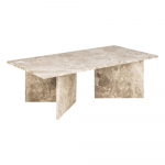 Beež marmorist diivanilaud 70x140 cm Vega - Actona