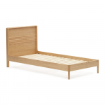 Tammepuidust &uuml;heinimesevoodi koos voodip&otilde;hjaga 90x200 cm Lenon - Kave Home