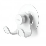 Valge isekinnituv taaskasutatud plastist konks Flex Adhesive - Umbra