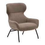 Pruun tugitool Belina - Kave Home