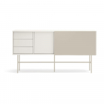 Beež/kreem madal liugustega kummut 180x91 cm Nube - Teulat