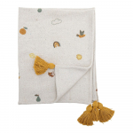 Valge laste tekk 80x100 cm Agnes - Bloomingville Mini