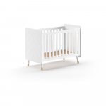 Valge m&auml;nnipuidust v&otilde;revoodi 60x120 cm BILLY - Vipack