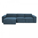 Sinine velvetist nurgadiivan (vasak nurk) Sting - Scandic