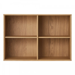 Rippuv raamaturiiul tammedekooriga 89x61 cm Mistral - Hammel Furniture