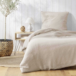 Kreem musliinist voodipesu &uuml;heinimesevoodile 140x200 cm Angelia - douceur d'int&eacute;rieur