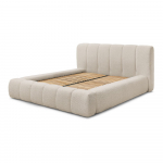 Beež polsterdatud kaheinimesevoodi koos panipaiga ja voodip&otilde;hjaga 140x190 cm Denali - Bobochic Paris