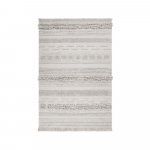 Helehall-kreem pestav k&auml;sitsi kootud puuvillane vaip 140x200 cm Air Natural - Lorena Canals