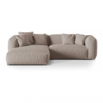 Beež modulaarne nurgadiivan (vasak nurk) Martina - Micadoni Home