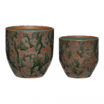 Keraamika lillepoti katted komplektis 2 tk &oslash; 15 cm Normu &ndash; H&uuml;bsch