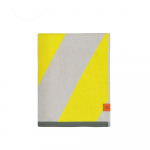 Kollane froteer&auml;tik orgaanilisest puuvillast 50x90 cm Diagonal - Mette Ditmer Denmark