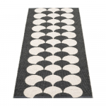 Must-kreem sise/v&auml;lisvaip 70x150 cm Poppy Black Vanilla &ndash; Pappelina