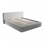 Hall polsterdatud kaheinimesevoodi koos voodip&otilde;hja ja panipaigaga 160x200cm Kiana - Makamii