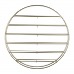 Kuldne metallist seinale paigaldatav veiniriiul, pudelite arv 12 80x80x9 cm Redondo - PT LIVING