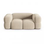 Beež sametist diivan 180 cm Loretto &ndash; Cosmopolitan Design