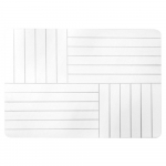 Valge vannitoamatt 50x70 cm Malta - douceur d'int&eacute;rieur