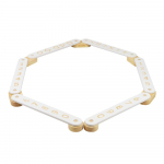 Valge m&auml;nnipuidust sensoorne rada lastele 10x408x5 cm Montessori - Meowbaby