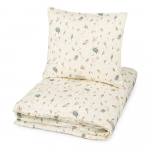 Helekollane orgaanilisest puuvillast beebide voodipesu 70x100 cm Sea Garden - Cam Cam Copenhagen