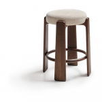 Beež saarepuidust baaritool (istme k&otilde;rgus 65 cm) Granite - Kave Home