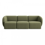 Roheline sametist diivan 244 cm Lani - Makamii