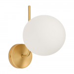 Valge/kuldne metallist seinalamp &oslash; 15 cm Brisia - Kave Home