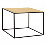 Rotangist kohvilaud naturaalses v&auml;rvitoonis 60x60 cm Depok - Premier Housewares