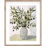 Tr&uuml;kitud pilt raamiga 40x50 cm Olive Bunch II - Styler
