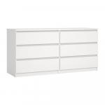 Valge kummut 154x76x50 cm Naia - Tvilum