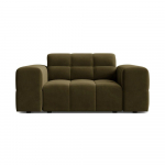 Khaki sametist tugitool Chicago - Cosmopolitan Design