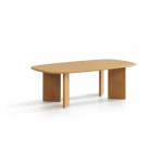 Naturaalsest tammepuidust kohvilaud 60x120 cm Charlotte - Micadoni
