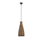 Rotangist ripplamp naturaalses v&auml;rvitoonis, &oslash; 19,5 cm Rielo - Nova Luce
