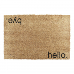 Kookoskiududest matt 40x60cm Hello, Bye - Artsy Doormats
