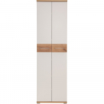 Valge naturaalne tamme v&auml;rvi riidekapp 59x199 cm Topix - Germania